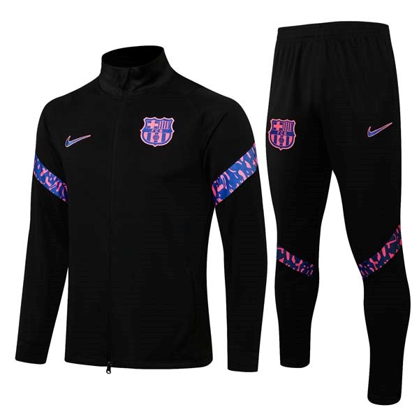 Chandal Barcelona 2022 Negro Rosa